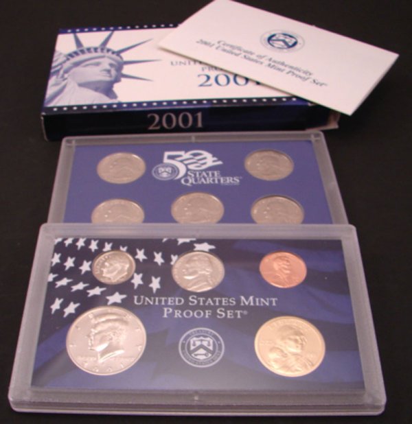 2001 U.S. Proof Set.