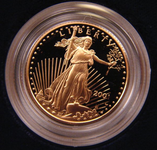 2001 1/4 oz. Gold Proof American Eagle
