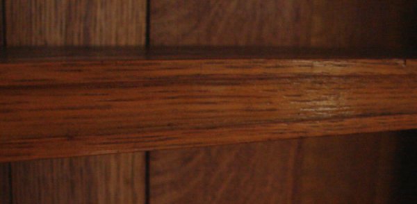 Fine Victorian Quartered Oak Double Door Bookcase - 4