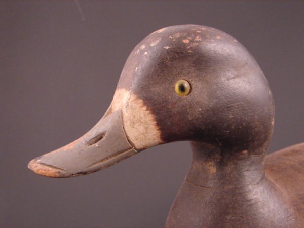 Roy Conklin Duck Decoy with plaque on bottom reads - 2