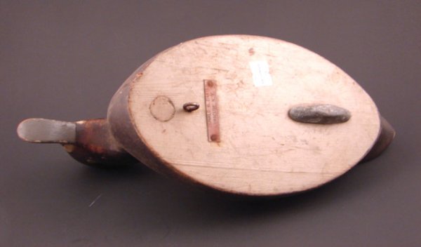 Roy Conklin Duck Decoy with plaque on bottom reads - 3