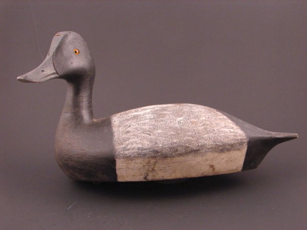 Roy Conklin Duck Decoy with plaque on bottom reads