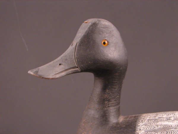 Roy Conklin Duck Decoy with plaque on bottom reads - 2