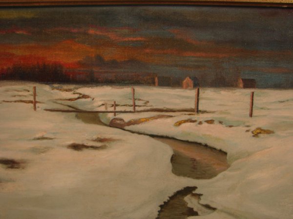 Gegoux Signed Oil Painting on canvas - 5