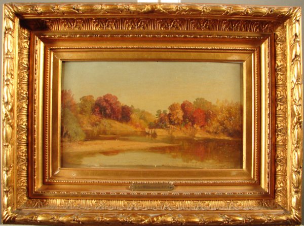 John Williamson Hudson River Landscape Oil on art - 2