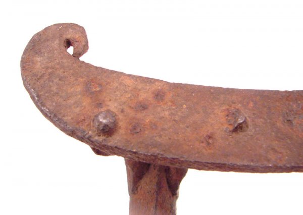 Unusual Figural Folk Art Iron Boot Scraper - Dog - 5
