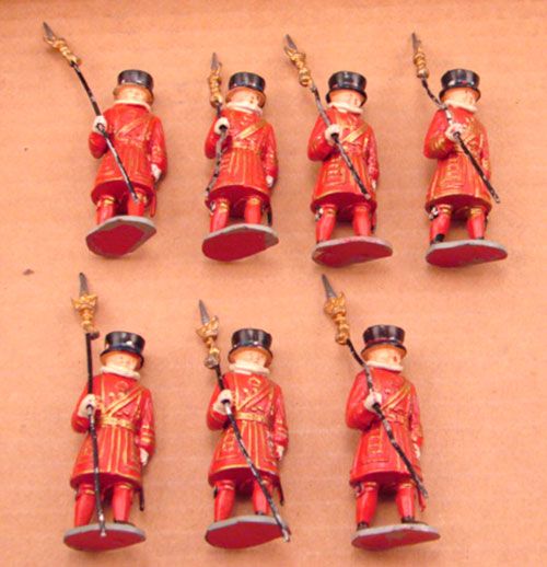 Seven Guardsmen with Spears. unmarked