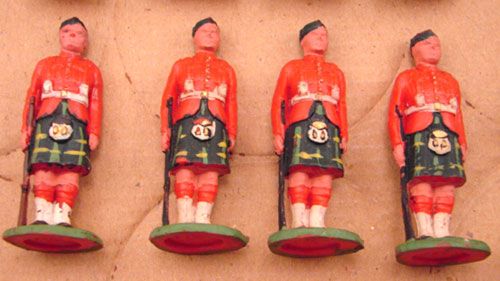 Twelve Assorted Plastic Toy Soldiers. England - 3