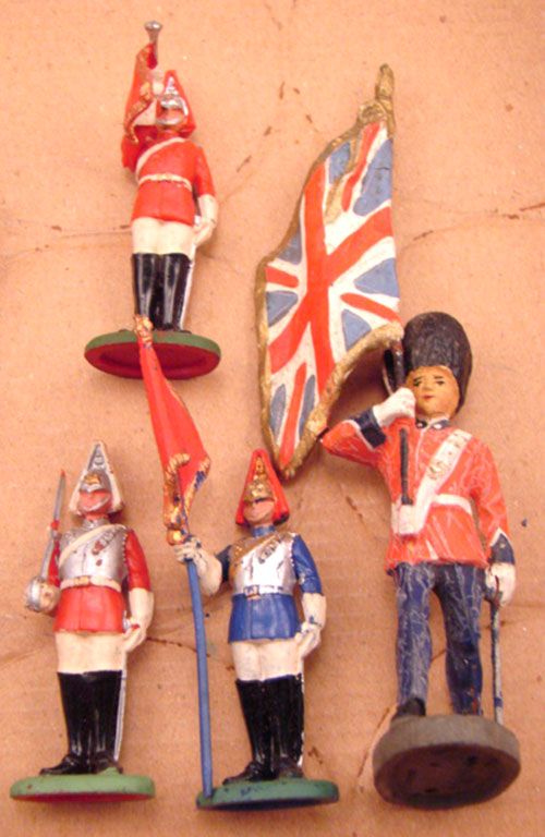 Twelve Assorted Plastic Toy Soldiers. England - 4
