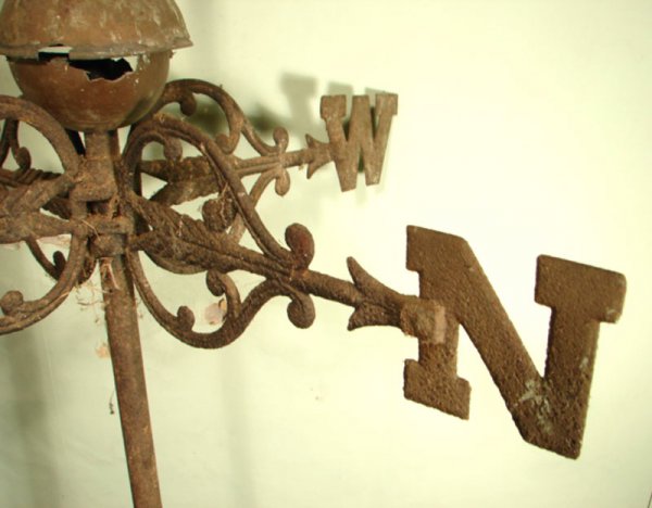 Antique 3 Dimensional Running Horse weathervane - 8