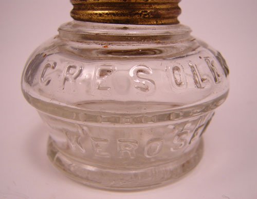 Miniature Kerosene Advertising Lamp. CresoLene Va - 2