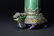 CHINESE SILVER ENAMEL SPINACH JADE CENSER - 4