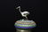 CHINESE SILVER ENAMEL SPINACH JADE CENSER - 6