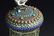 CHINESE SILVER ENAMEL SPINACH JADE CENSER - 7