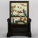 CHINESE WHITE JADE ON ROSEWOOD TABLE SCREEN