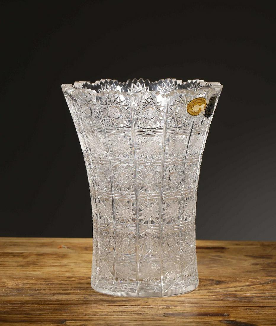 Czech Bohemian Crystal Glass Vase Sep 12 2019 Anders Auction