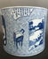 BLUE WHITE PORCELAIN BRUSH POT, QING DYNASTY - 3