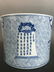 BLUE WHITE PORCELAIN BRUSH POT, QING DYNASTY - 5