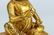 A Chinese Bronze Gilding Sitting Buddha Statue - 8
