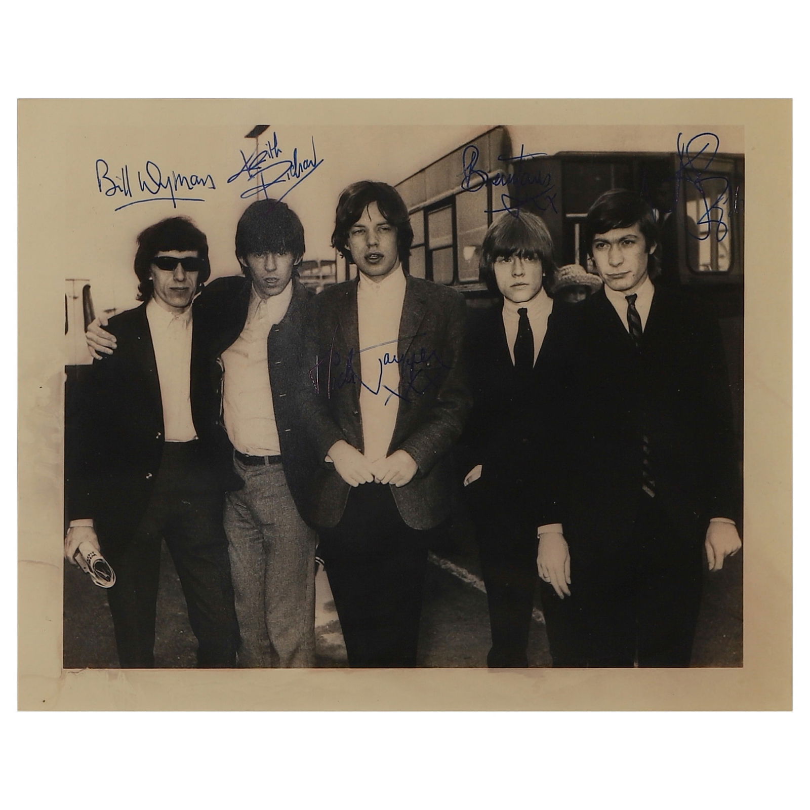 THE ROLLING STONES, SIGNED PHOTOGRAPH (1 of 3)