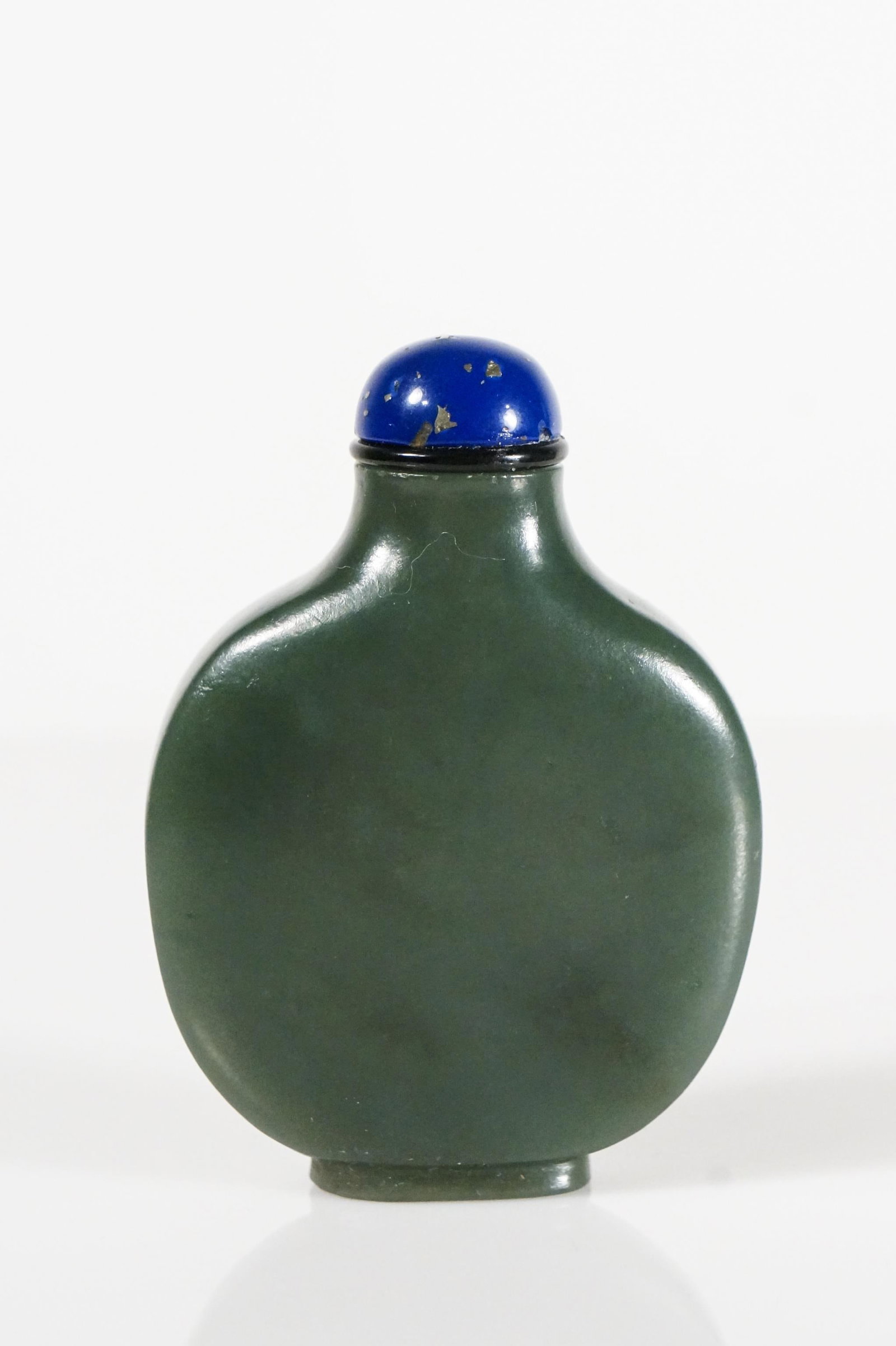 Chinese Spinach Jade Snuff Bottle (1 of 5)