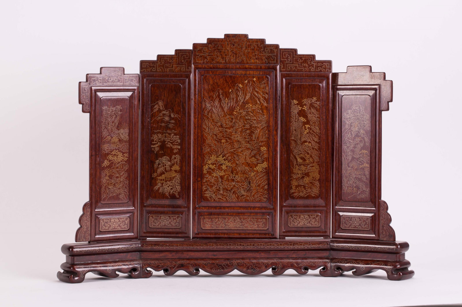 Chinese Rosewood Screen (1 of 8)