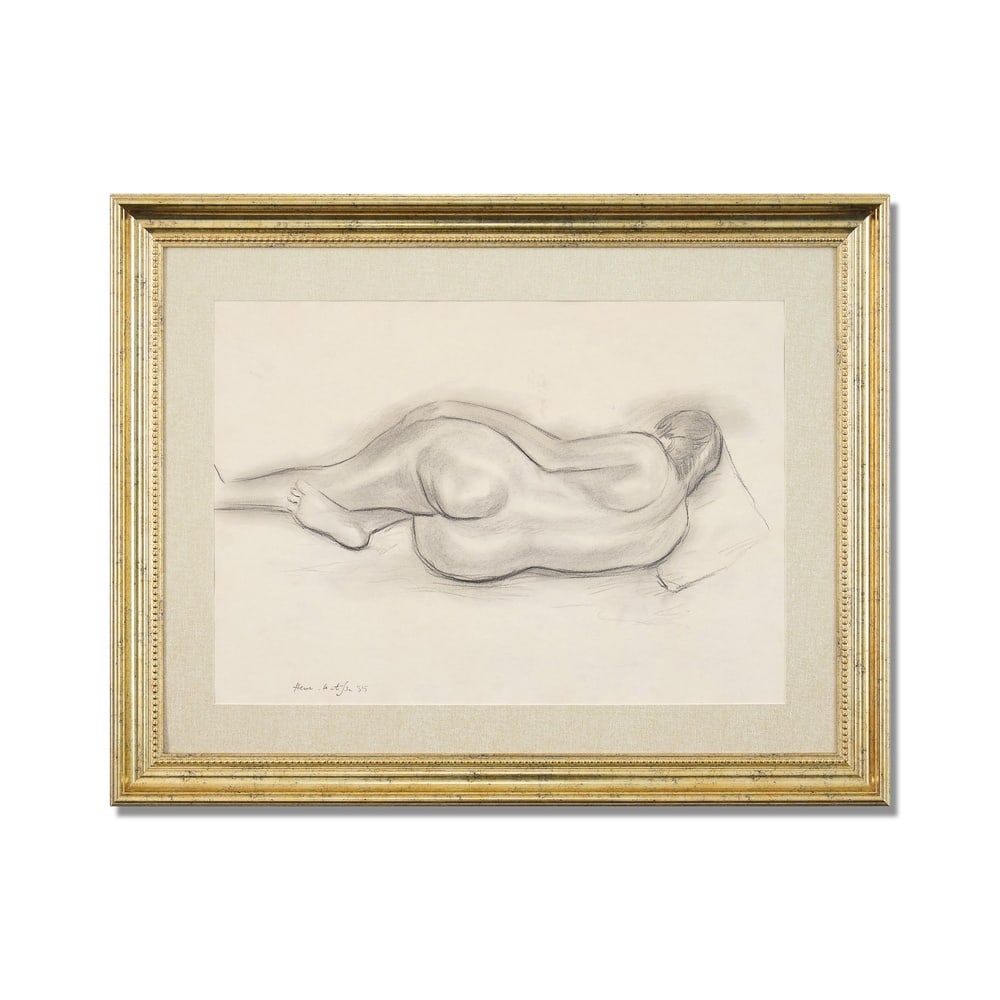 HENRI MATISSE (1869-1954), ATTRIBUTED TO, CHARCOAL ON PAPER (1 of 2)