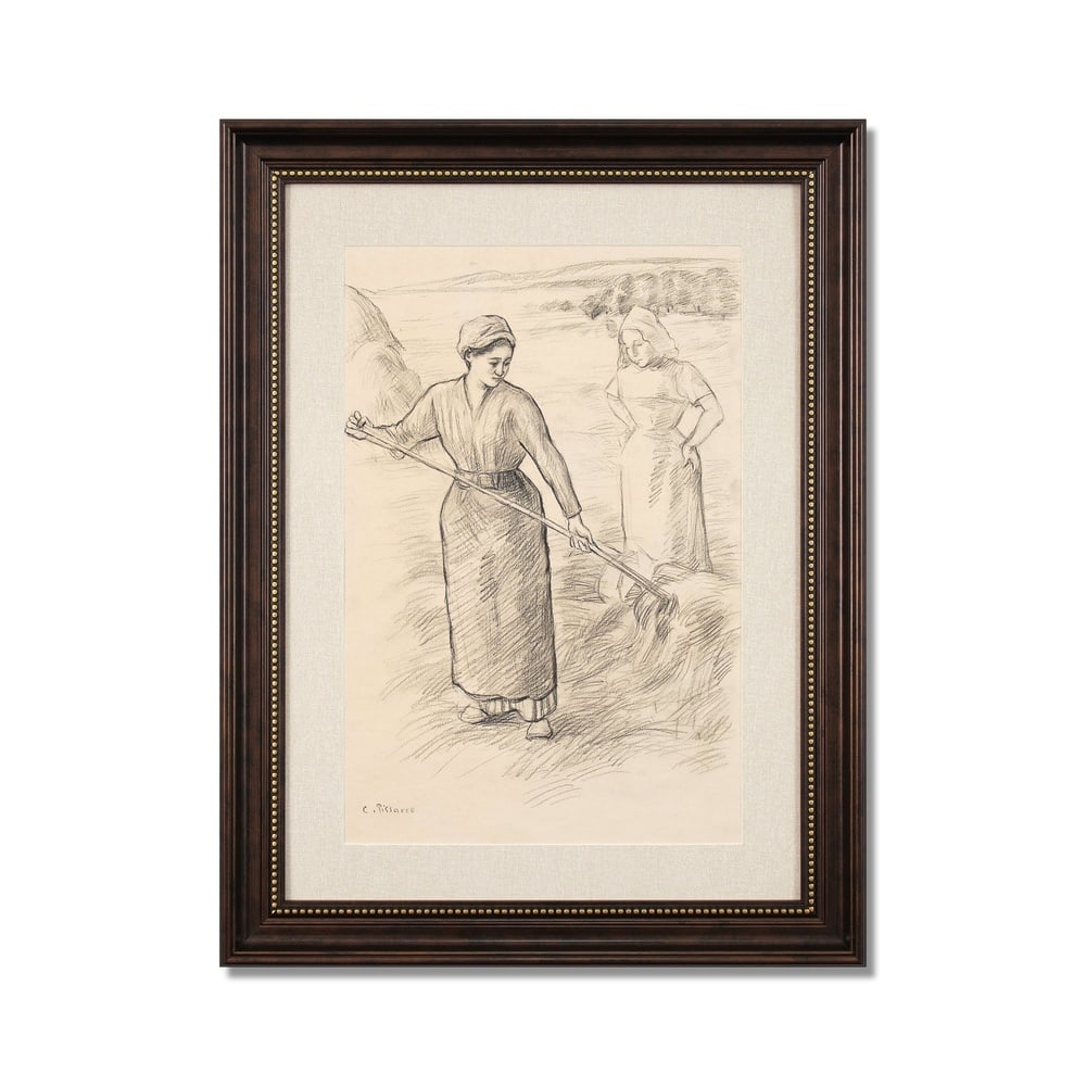 CAMILLE PISSARRO (1830-1903), ATTRIBUTED TO, CHARCOAL ON PAPER (1 of 2)
