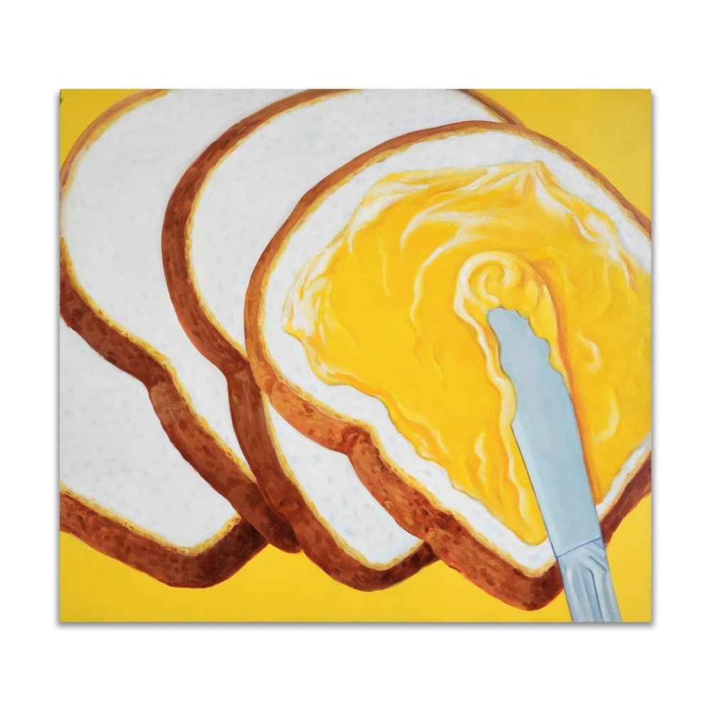 JAMES ROSENQUIST (1933-2017), ATTRIBUTED TO, OIL ON CANVAS: Signed (verso) Image Dimensions: 101.6 x 91.4 cm (40 x 36 in) This painting comes with COA. James Rosenquist was one of the most influential figures of the American Pop Art movement in the 20th centur