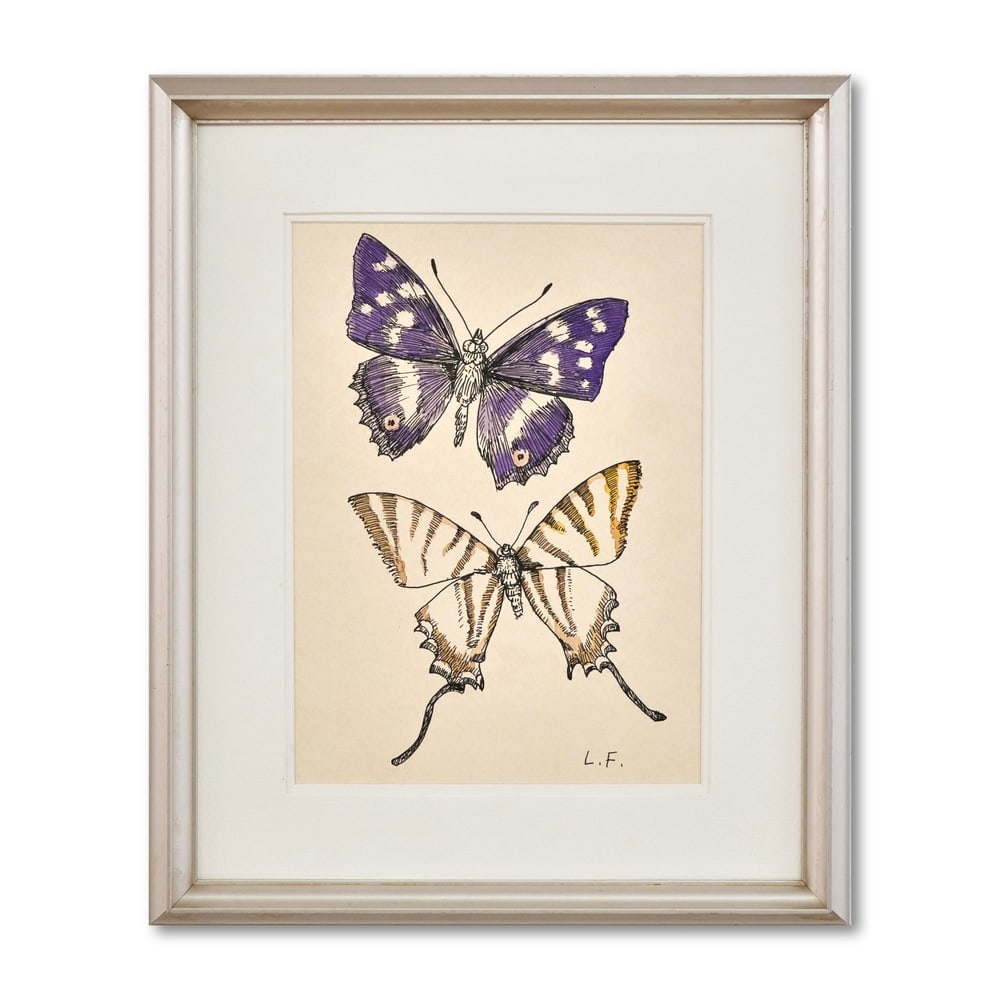 LUCIAN FREUD (1922-2011), ATTRIBUTED TO, WATERCOLOUR AND INK ON PAPER: Image Dimensions: 8 1/4 in x 6 in (21 cm x 15.3 cm) Signed (lower right) This painting comes with COA. Lucian Freud (1922-2011), a British painter, is celebrated for his unflinchingly honest and psych