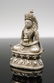 18TH CENTURY TIBETAN SILVER SITTING BUDDHA - 2