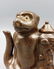Chinese Soy Glazed Monkey Shape Tea Pot - 8