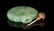 CHINESE JADEITE CARVED SNUFF BOTTLE - 3