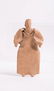 LARGE ANCIENT GREEK TERRACOTTA FEMALE STATUE
