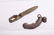 ANCIENT BRONZE AXE AND SILVER AMULET - 2