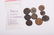 COLLECTION OF COINS, BEADS AND CLAY - 3
