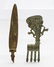 LURISTAN BRONZE AXE AND KNIFE