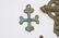 LOT OF 6 BYZANTINE BRONZE CROSS - 3