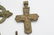 LOT OF 6 BYZANTINE BRONZE CROSS - 4