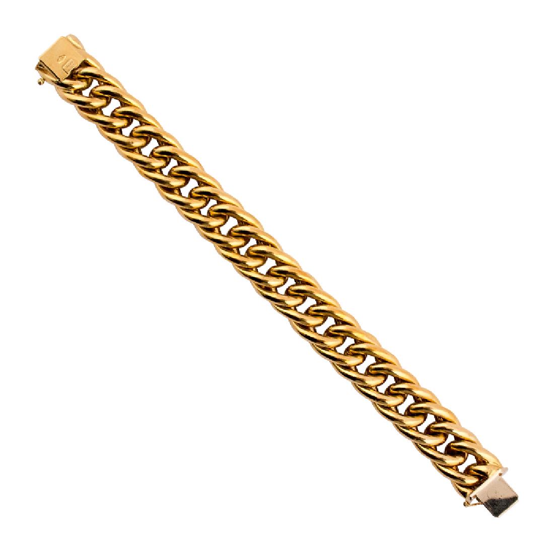 Gold chain bracelet: Gold 18 Kt. Weight gr. 40 70.