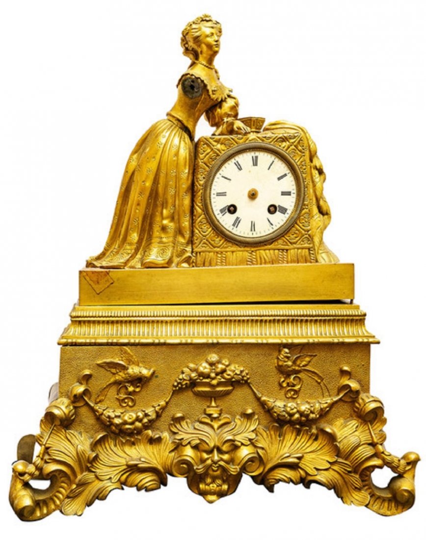 Table Clock with female figure, XIX-XX century (1 of 1)