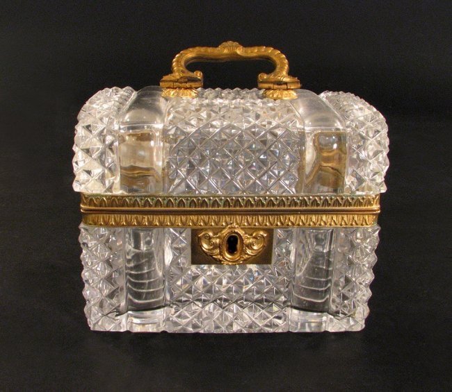 BACCARAT AND DORE BRONZE BOX: Estimate $700-800