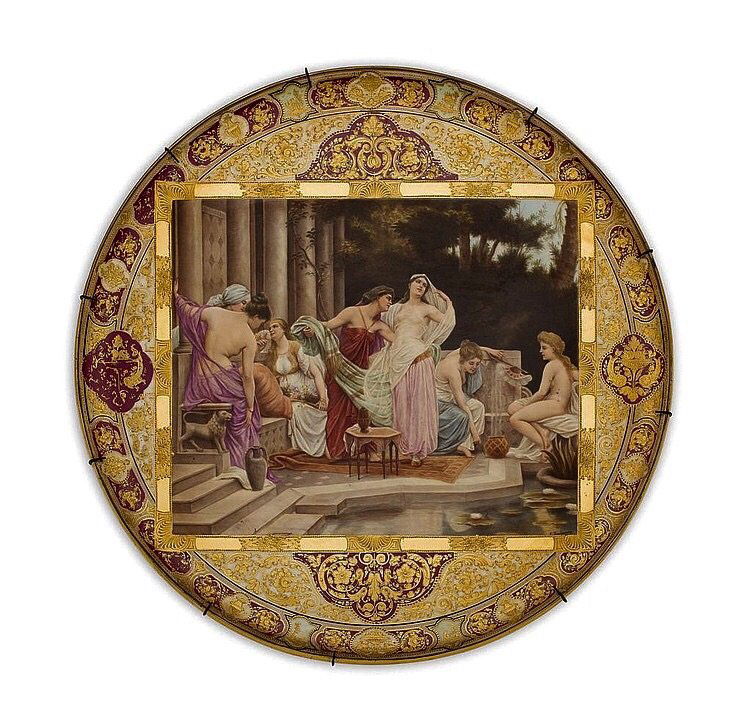 A MONUMENTAL 19TH CENTURY ROYAL VIENNA PLAQUE (1 of 1)