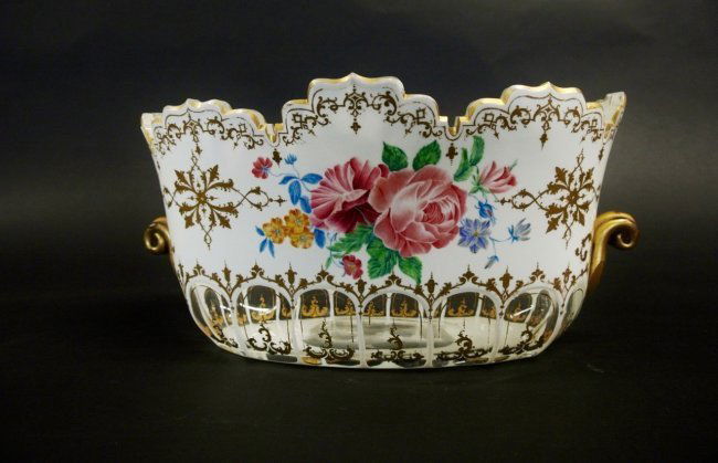 19TH CENTURY BOHEMIAN GLASS BOWL (1 of 3)