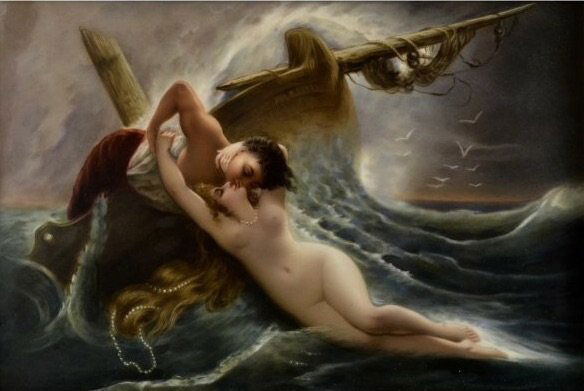 19TH CENTURY BERLIN KPM PORCELAIN PLAQUE (1 of 1)