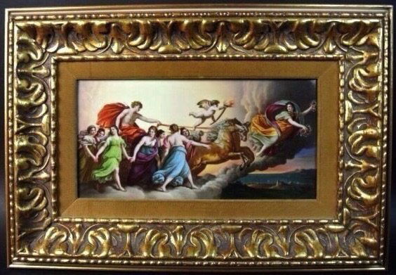 A LARGE 19TH CENTURY BERLIN KPM PLAQUE (1 of 2)