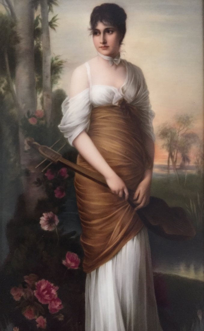 A 19TH CENTURYBERLIN KPM PLAQUE (1 of 2)