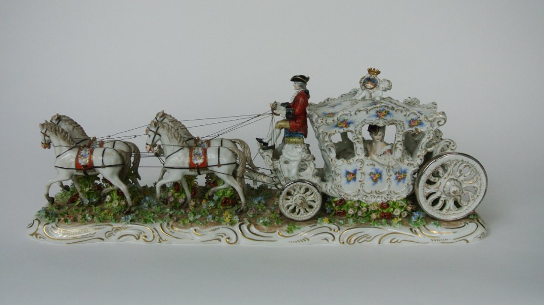 A LARGE DRESDEN CARRIAGE (1 of 5)