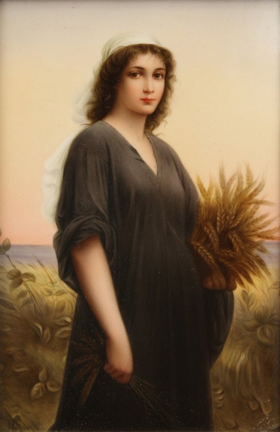 19TH CENTURY BERLIN KPM PORCELAIN PLAQUE (1 of 2)