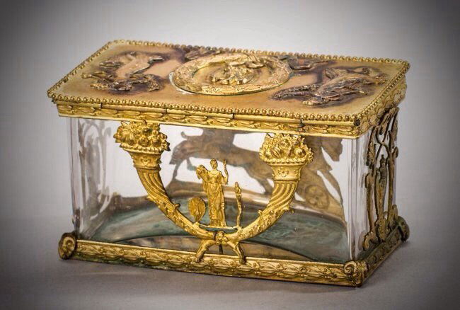 EMPIRE ORMOLU MOUNTED BOX (1 of 2)